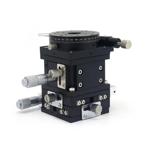 XYZR axis 60 * 60mm LTP60-LM-2 V-Type 4-axis fine-Tuning Platform Manual Adjustment in Kuwait