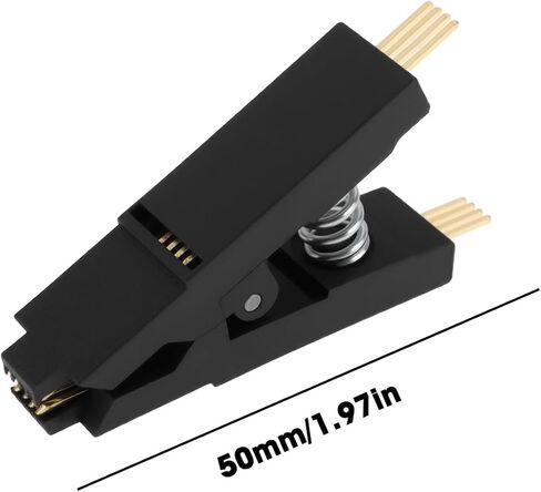 ECSiNG 4Pcs 8-Pin Test Clip SOIC 8 SOP8 Programmer IC Testing Clip 50mm for Circuit Board in Saudi Arabia