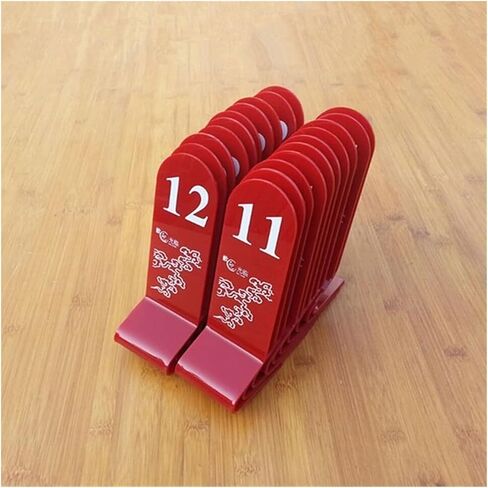 أرقام الطاولة، أرقام الطاولة، مقاسات متعددة من الأكريليك الأسود 2.4 × 2.7 × 7.1 بوصة (1-50) in Kuwait