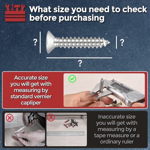 50 قطعة من مسامير الخشب ذات الرأس المسطح من فيليبس - [#10x1-1/2] 316 من الفولاذ المقاوم للصدأ، براغي ذاتية اللصق لتجميع الأثاث، زخرفة داخلية، بناء خارجي، فضي in Kuwait