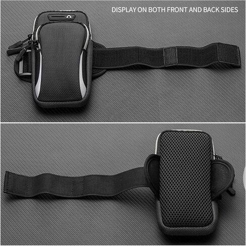 Phone Holder Arm Bands, Small Crossbody Shoulder Holsters Bag with Arm Band,Arm Band Sleeve Fit Sport Gym Hiking Black (Black) in Kuwait