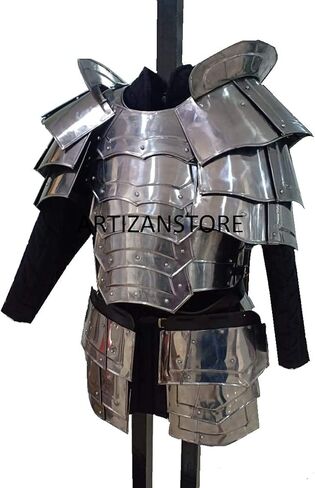 ARTIZANSTORE Breast Plate LARP Re-Enactment Armour Costume with Shoulder Guard and Tasset in Saudi Arabia