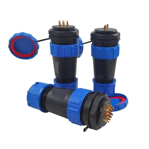 SP28 Straight Connector 2 Pin 3/4/5/6/7/9/10/12/14/16/19/22/24/26Pin Threaded Socket 1Pcs(26P) in Saudi Arabia