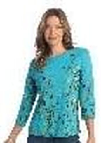 Jess & Jane Kelly Abstract Print Womens Cotton Top in Saudi Arabia