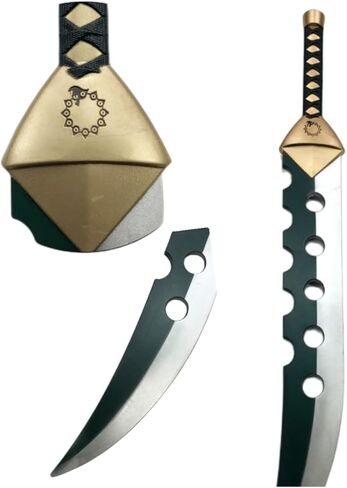 damdos Halloween Prop Cosplay Sword for Deadely Sword,40" Cosplay Swords for Meliodas Knife LostBane Sword Birthdays Gifts in Saudi Arabia