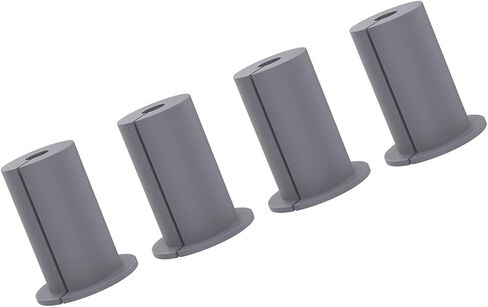 Eujgoov Ethernet Cable Grommet - Sturdy Rubber Wall Pass Through Grommet for Home Use, Cable Routing Kit, 4PCS (White) in Saudi Arabia