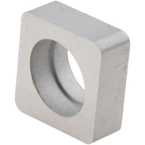 Hertel Shim for Indexables، دائرة منقوشة 1/2 بوصة، دوران خارجي، سمك 3/16 بوصة، نمط ICSN، شكل ماسي، مشط سلبي، قطع محايد، 5 عبوات in Saudi Arabia