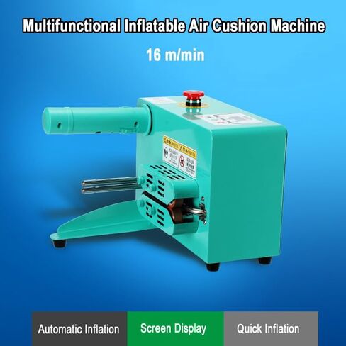 Inflatable Film air Cushion Machine, air Pillow Machine with Sealing Speed of 16 Meters/Minute, Fully Automatic,Portable Inflatable Packaging air Cushion Wrapping Machine in Saudi Arabia