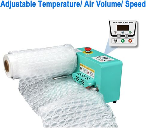 Inflatable Film air Cushion Machine, air Pillow Machine with Sealing Speed of 16 Meters/Minute, Fully Automatic,Portable Inflatable Packaging air Cushion Wrapping Machine in Saudi Arabia