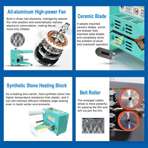 Inflatable Film air Cushion Machine, air Pillow Machine with Sealing Speed of 16 Meters/Minute, Fully Automatic,Portable Inflatable Packaging air Cushion Wrapping Machine in Saudi Arabia