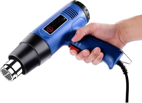 ماكينة شرنك الفيلم اليدوية مع مسدس الهواء الساخن لفيلم PVC POF، الختم والقطع المتزامن للتغليف الفعال in Kuwait