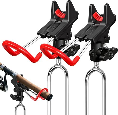 Fishing Rod Holder for Ground 2 Pack,Height Adjustable 57-87cm,360 Degree Adjustable Easy Folder Rod Holder for Ground (Rod Holder -01) in Kuwait