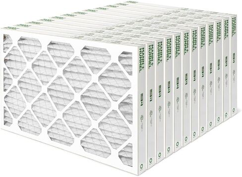 مان + هامل 16 × 25 × 4 MERV 8 فلاتر هواء فرن HVAC AC مطوية. علبة 6. (الحجم الدقيق: 15.5 × 24.5 × 3.75 بوصة) in Kuwait