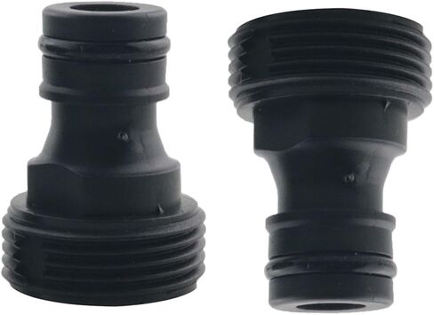 10PCS Black Plastic Garden Hose Quick Connect Fitting Water Pipe Connection Adapter Suitable for 3/4 Inch GHT Tube in Saudi Arabia