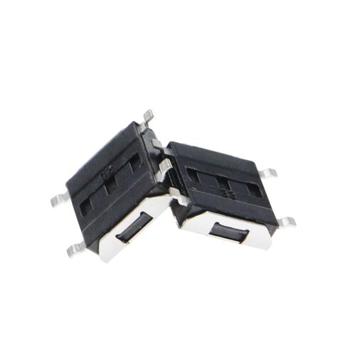 50 قطعة مفتاح زر الضغط، 6X6X3.1MM SMD 4Pin زر مفاتيح أحمر in Kuwait