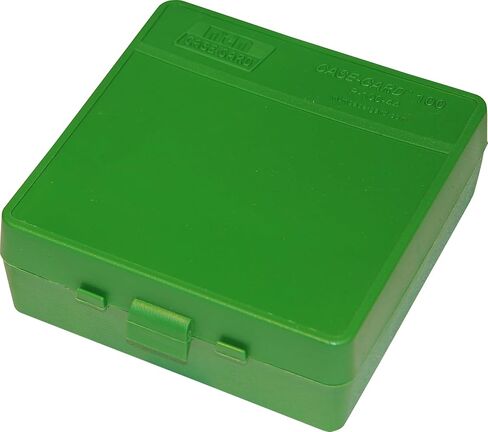 MTM 41/44 Cal 100 Round Flip-Top Ammo Box, Green in Saudi Arabia