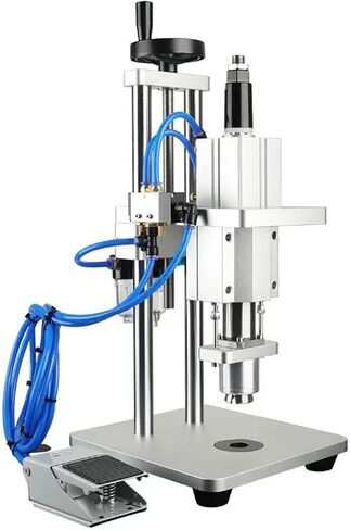 آلة ختم القنينات الهوائية لسطح المكتب مع تعديل الارتفاع ومفتاح القدم لإغلاق غطاء الألومنيوم بشكل آمن في المختبرات in Kuwait