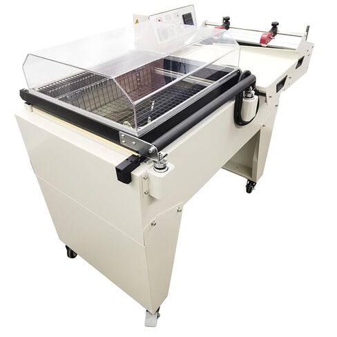 ماكينة تغليف وختم وتقليص أوتوماتيكية 220 فولت FM5540 2 في 1 POF PVC PP أقصى طول يتقلص الفيلم 15.7" in Kuwait