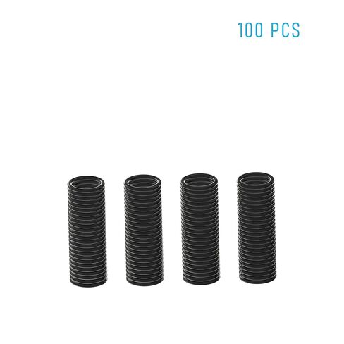 100PCS Silicone O Ring, 10mm OD mm ID 1.5mm Width VMQ Seal Gasket O-Rings for Wide Variety of Sealing Applications, Black in Kuwait