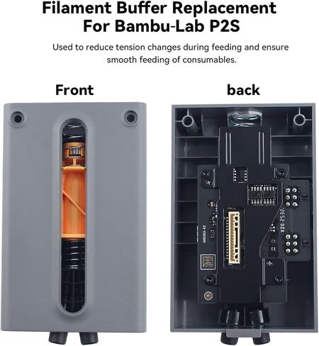 Filament Buffer Replacement Compatible with BambuLab P2S: Reduce Tension Fluctuations and Ensure Smooth Filaments Feeding 3D Printer Accessories in Saudi Arabia