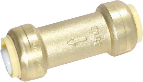 1 Piece XFITTING 3/4" x 3/4" Push Fit Check Valve, Certified to NSF ANSI61, Brass, Plumbing Fitting, For Copper, Pex, CPVC, 1 Pack in Saudi Arabia