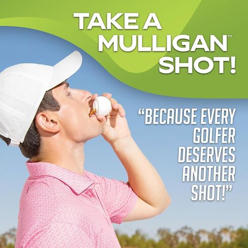 نظارات كرة الجولف من GoSports Mulligan Shots مع أغطية - 12 عبوة - هدايا جولف مضحكة للرجال in Saudi Arabia