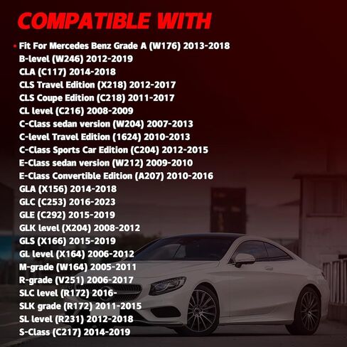 زر تشغيل تشغيل المحرك بدون مفتاح 2215450714 متوافق مع مرسيدس بنز C250 C300 E350 GL350 GL450 ML350 S550 SL500 رقم الاستبدال # 2215450714 (مفتاح التشغيل أحمر) in Saudi Arabia