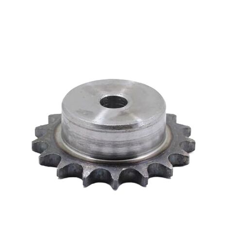 ترس ترس محرك فولاذي شديد التحمل 1 قطعة 3 نقاط ضرس 10 أسنان إلى 50 درجة 9.525 مم 06B عجلة قيادة ناقل الحركة الصناعي 45 # ترس فولاذي (06B 50T D154) in Kuwait