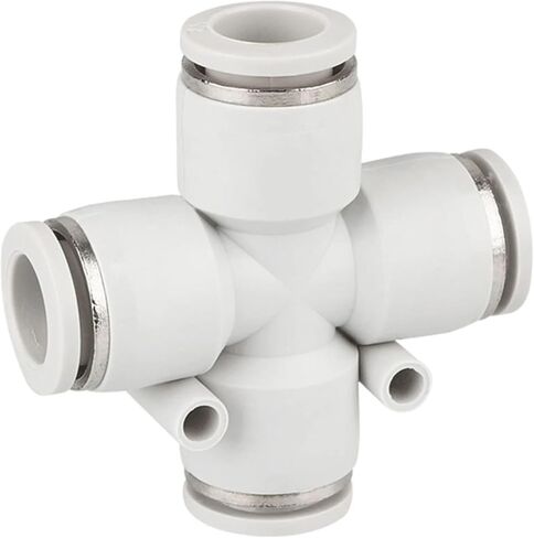 PZA cross type four-way quick connector quick plug-in air distributor pneumatic fittings 4-12mm series connector(PZA-8) in Saudi Arabia