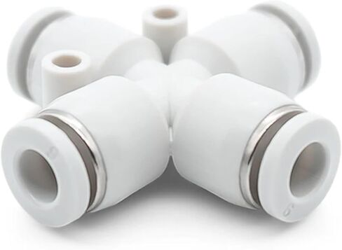 PZA cross type four-way quick connector quick plug-in air distributor pneumatic fittings 4-12mm series connector(PZA-8) in Saudi Arabia