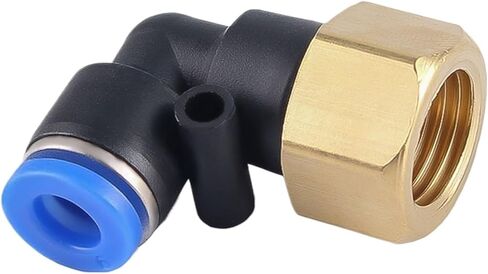 PLF pneumatic quick connector L-type female thread 1/8 3/8 1/2 1/4 Standard Pipe Thread trachea hose connector 4 6 8 10 12mm(PLF6-04) in Saudi Arabia