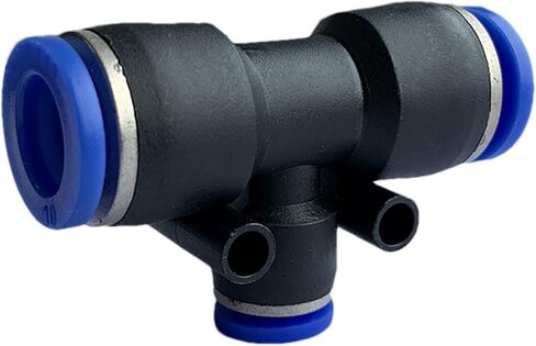 50pcs PEG 10MM - 6MM Pneumatic Unequal Union Tee Quick Fitting Connector Reducing Coupler PEG10-6 in Saudi Arabia