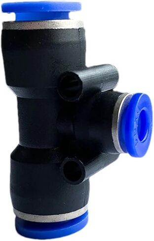 50pcs PEG 10MM - 6MM Pneumatic Unequal Union Tee Quick Fitting Connector Reducing Coupler PEG10-6 in Saudi Arabia