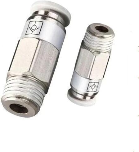 SPC VPC M5 1/8" 1/4" 3/8" 1/2" Standard Pipe Thread Threaded Pneumatic Check Valve Air Pipe Quick Check Valve One-Button Quick Connector(SPC8-01) in Saudi Arabia