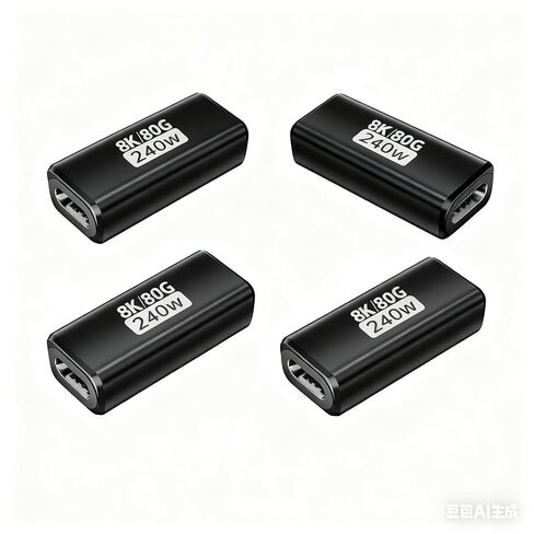 كابل USB 4 بسرعة 80 جيجابت في الثانية V2 لكابل Thunderbolt 4 بطول 1 قدم، PD 3.1 240 وات كابل نقل بيانات USB C للشحن السريع، شاشة فيديو مزدوجة 8K/6K متوافقة مع Thunderbolt 5، MacBook Pro/Air، SSD، Dell XPS HP Laptop in Kuwait