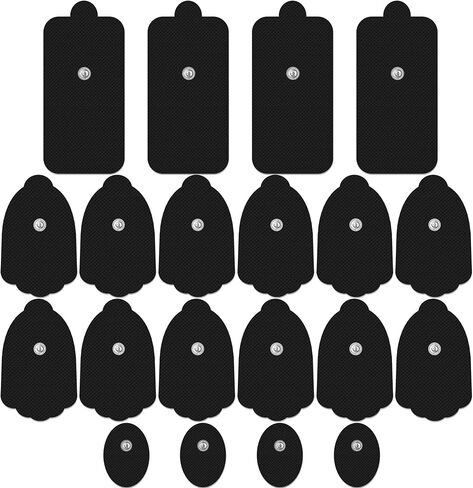 KingPavonini TENS Unit Electrode Pads, Compatible with Model B2501, SM9055, 3.5mm Snap Connection TENS Replacement Pads (20PCS) in Kuwait