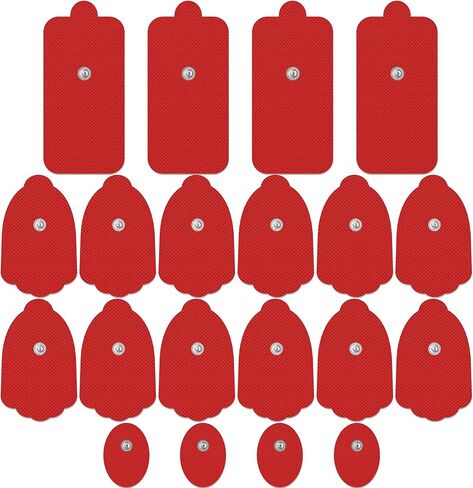 KingPavonini TENS Unit Electrode Pads, Compatible with Model B2501, SM9055, 3.5mm Snap Connection TENS Replacement Pads (20PCS) in Saudi Arabia