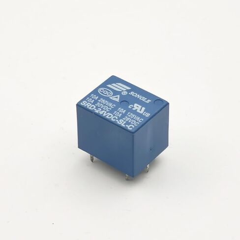 10PCS DC 12V Relay Kit - 10A High Current SRD-12VDC-SL-C 5 Pin SPST Power Relays for Remote Control, Communication, Auto Circuits in Saudi Arabia