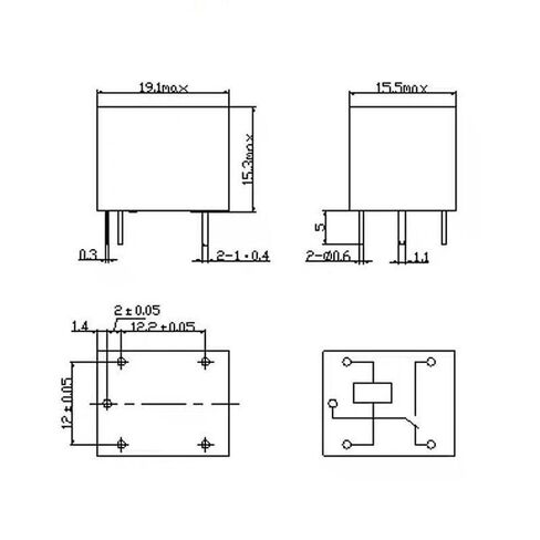 10PCS DC 12V Relay Kit - 10A High Current SRD-12VDC-SL-C 5 Pin SPST Power Relays for Remote Control, Communication, Auto Circuits in Saudi Arabia