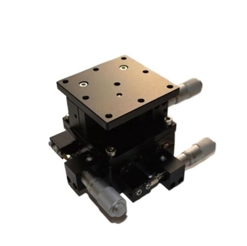 XYZ محور التعديل الدقيق المرحلة دليل النزوح الخطي الشريحة 125*125 مللي متر XYZ125LM-2 147N مزدوجة الأفقي دليل السكك الحديدية in Kuwait