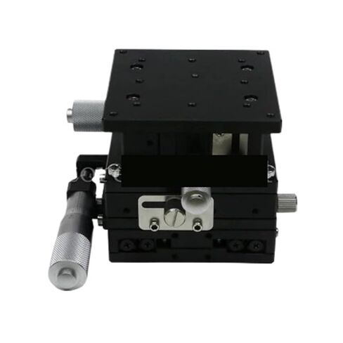 XYZ محور التعديل الدقيق المرحلة دليل النزوح الخطي الشريحة 125*125 مللي متر XYZ125LM-2 147N مزدوجة الأفقي دليل السكك الحديدية in Kuwait