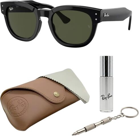 Ray-Ban RB0298S Mega Hawkeye Square Square Shoples مع حزمة مجموعة النظارات الرسمية in Saudi Arabia