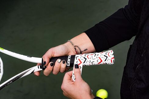 قبضة تنس جاما، مثالية للتنس، كرة المخلل، الاسكواش، كرة الريشة، وكرة المضرب، متينة وماصة، سهلة الاستخدام، قم بتخصيص مضربك، تصميمات ممتعة in Kuwait