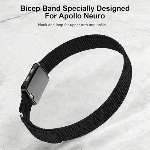 Ankle Bands Compatible with Apollo Neuro/Polar Loop, Hook and Loop Replacement Strap, Soft Nylon Sport Arm/Bicep Band Breathable Adjustable Wristband for Apollo Neuro/Polar Loop in Kuwait