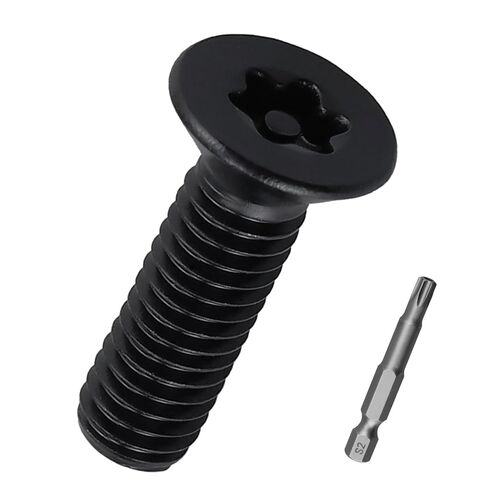 M4-0.7 x 12mm Flat Head Security Machine Screws with Bit, 304 Stainless Steel 18-8 Countersunk Tamper Proof Bolts, ISO14581 Anti-Theft for 3D Printers, Flush Mounts & Electronics, 100 pcs in Saudi Arabia