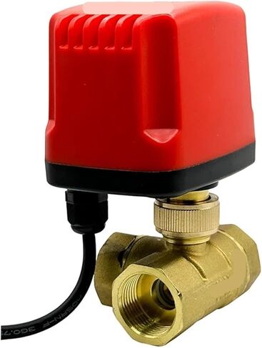 3/4 "ثلاثة اتجاهات مقاوم للماء الكرة صمام الكرة صمام النحاس الكرة صمام ثلاثة أسلاك التحكم في اتجاهين (L Type_12VDC_CR02) in Kuwait