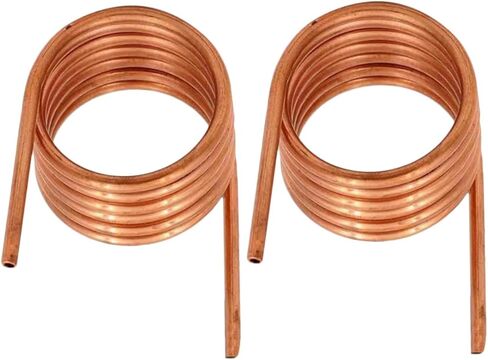 INOOMP 2pcs Soft Copper Tubing Coil for Air Conditioner and Freezer Refrigeration 2m Length 4mm X 0.5mm Thin Wall Copper Tube with 3mm Inner Diameter Industrial Refrigeration in Saudi Arabia