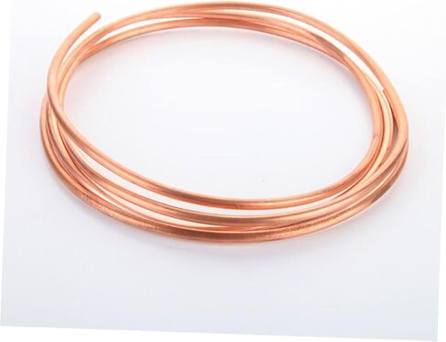 SHINEOFI 2pcs Soft Coil Copper Tubing 4mm Od 0.5mm Wall Thickness 3mm Id Refrigeration Copper Tube for Air Conditioner and Freezer Hvac Applications in Saudi Arabia