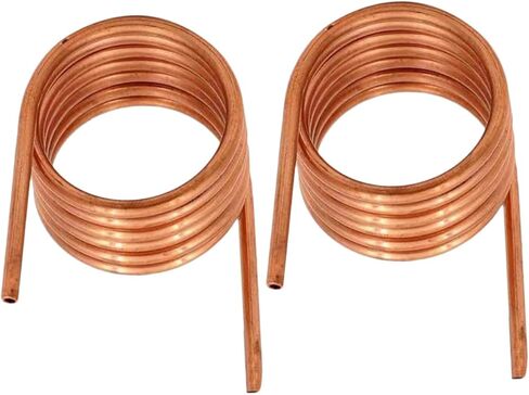 CALLARON 2pcs Soft Copper Tubing Coil for Air Conditioner Refrigeration, 2m Length 4mm X 0.5mm Wall Thickness, Industrial Grade Copper Tube for Hvac and Freezer Applications in Saudi Arabia
