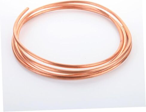 CALLARON 2pcs Soft Copper Tubing Coil for Air Conditioner Refrigeration, 2m Length 4mm X 0.5mm Wall Thickness, Industrial Grade Copper Tube for Hvac and Freezer Applications in Saudi Arabia